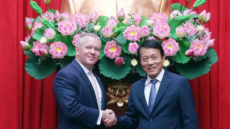 Bộ trưởng Lương Tam Quang tiếp Trợ lý Ngoại trưởng Hoa Kỳ Michael George DeSombre