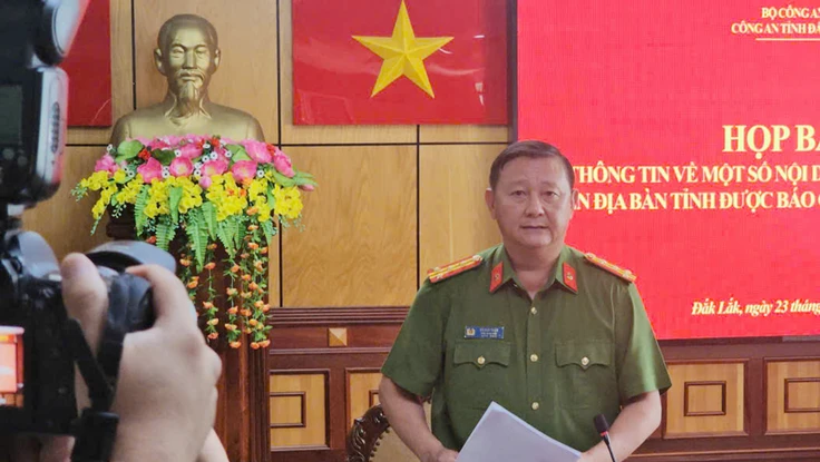  Họp báo Đắk Lắk: Thiếu tá CSGT ở Đắk Lắk bị khởi tố vì không cứu giúp học sinh bị tai nạn