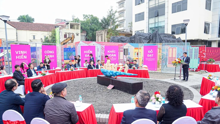 Mặt bằng chờ thi công quảng trường – công viên phía Đông hồ Hoàn Kiếm khoác 'áo mới' đón Tết