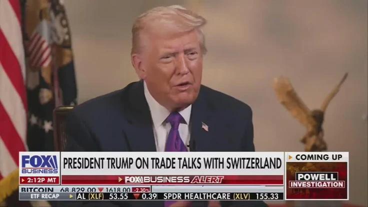 Ông Trump lý giải nguyên nhân tăng thuế lên Thụy Sĩ chỉ sau một cuộc điện đàm