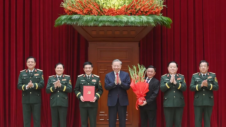 Tổng Bí thư, Chủ tịch nước Tô Lâm trao các quyết định về công tác cán bộ
