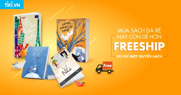 “Freeship dù chỉ một cuốn sách” cùng Tiki 