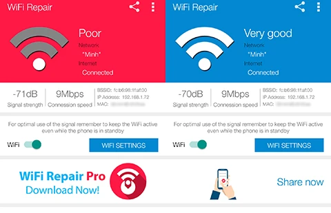 Kiểm tra sức khỏe Android cũ