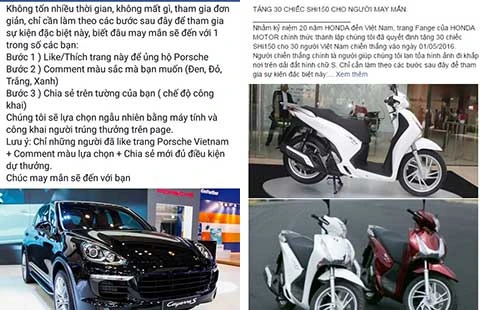 Cẩn trọng trò giả bán hàng để câu like