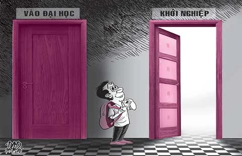 Không còn mặn mà với đại học như xưa