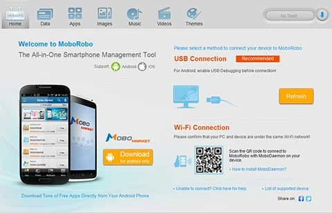 Quản lý toàn diện smartphone trên máy tính