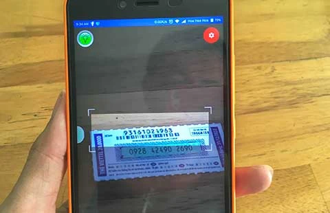 Nạp card và số hóa tài liệu bằng camera smartphone