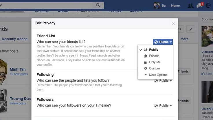 Cách ẩn thông báo kết bạn trên Facebook 