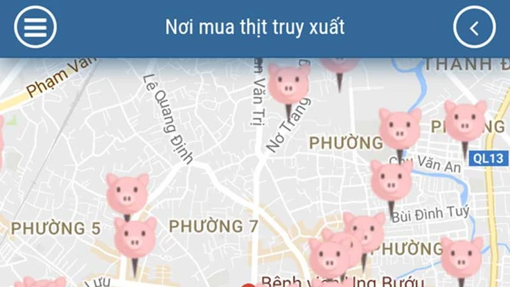 Kiểm tra thịt heo bằng smartphone