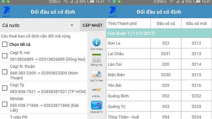Cách đổi mã vùng chỉ với một cú chạm