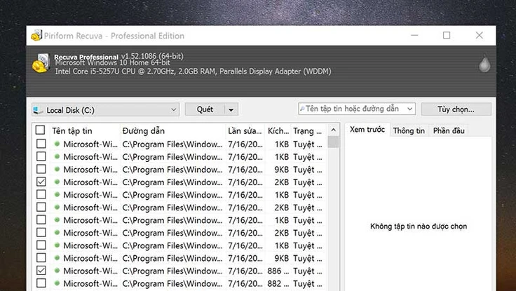 Mẹo khôi phục nhanh các dữ liệu đã xóa