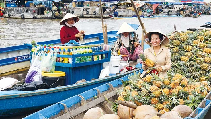 Sông ở miệt Hậu Giang...