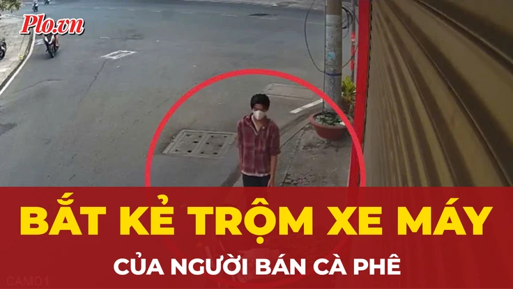 Bắt kẻ trộm xe máy của người bán cà phê sau 3 giờ truy xét