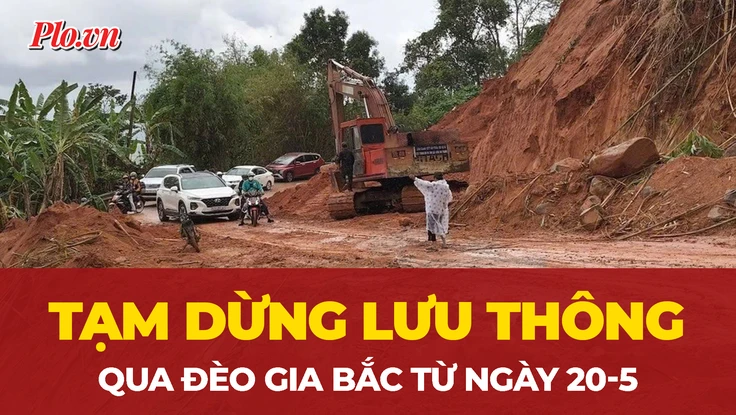 Lâm Đồng tạm dừng lưu thông qua đèo Gia Bắc để khắc phục sạt lở