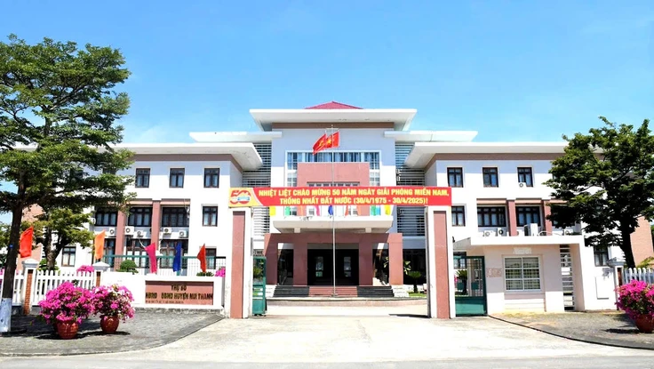 Trụ sở UBND huyện Núi Thành cũ. Ảnh: CĐ