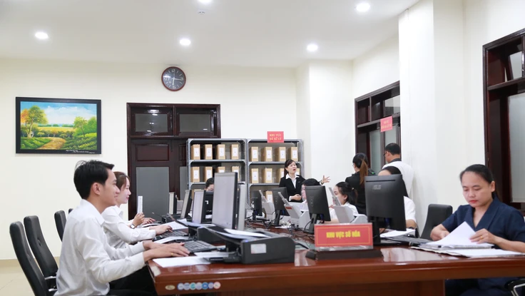 TAND TP Đà Nẵng số hóa hồ sơ vụ án. Ảnh: TN