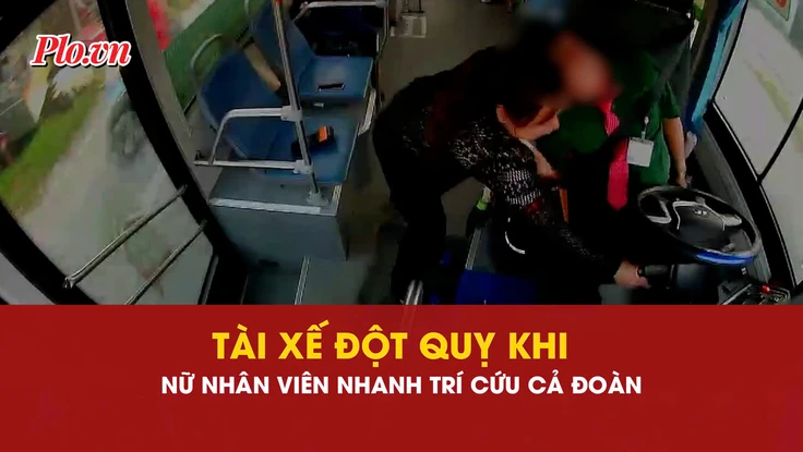 Khoảnh khắc nghẹt thở: Nữ nhân viên cứu cả đoàn khách khi tài xế bị đột quỵ