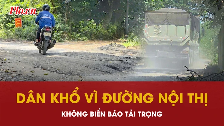 Bỏ ngỏ biển báo tải trọng, đường dân sinh 'oằn mình' gánh xe tải