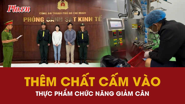Triệt phá đường dây sản xuất thực phẩm chức năng giảm cân chứa chất cấm