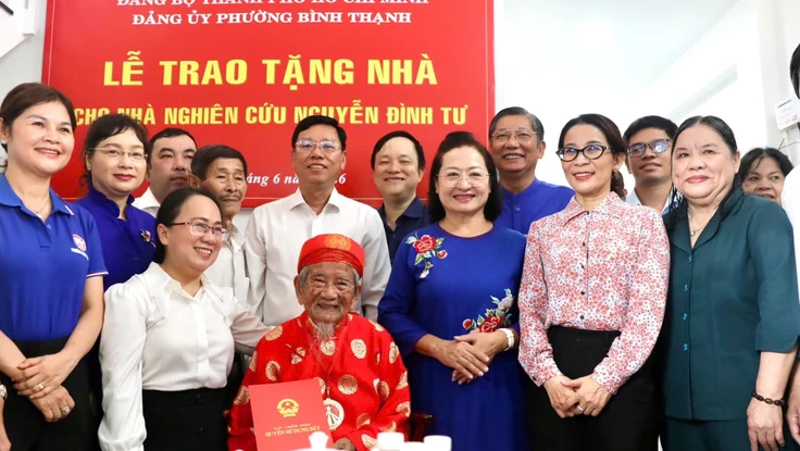TP.HCM tặng nhà mới đến nhà nghiên cứu Nguyễn Đình Tư