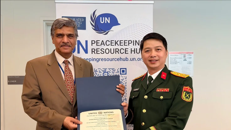 Việt Nam lần đầu có khóa huấn luyện gìn giữ hòa bình đạt chuẩn Liên hợp quốc