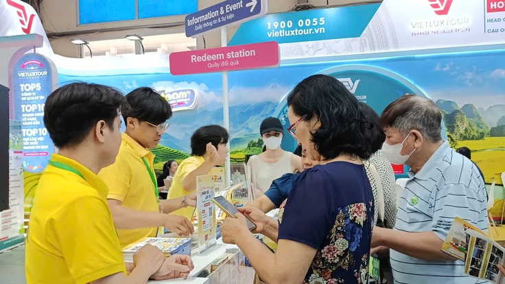 90.000 lượt khách tham quan, mua sắm tại Hội chợ Du lịch Quốc tế Việt Nam