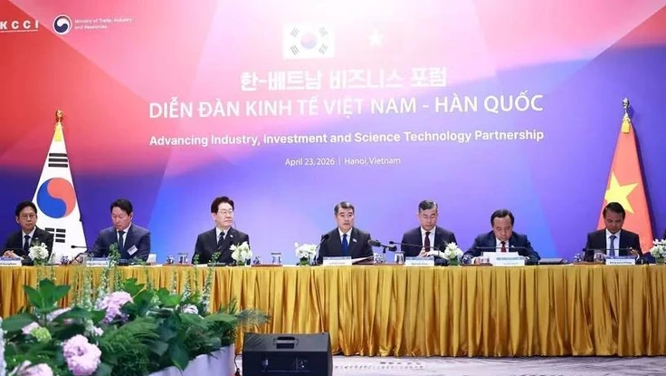 Thủ tướng Lê Minh Hưng và Tổng thống Hàn Quốc dự Diễn đàn kinh tế Việt Nam - Hàn Quốc