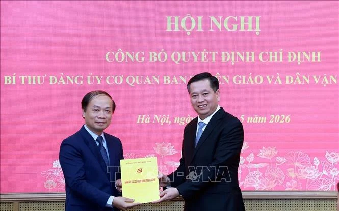 Ông Phạm Tất Thắng giữ chức Bí thư Đảng ủy Cơ quan Ban Tuyên giáo và Dân vận Trung ương