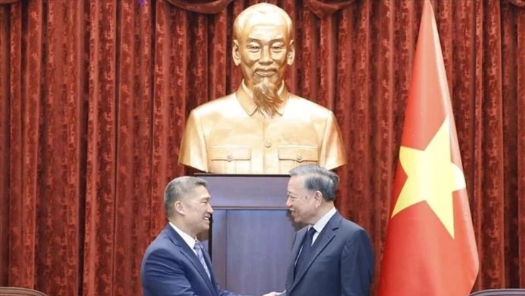 Tổng Bí thư, Chủ tịch nước Tô Lâm tiếp Quyền Bộ trưởng Bộ Hải quân Hoa Kỳ Hùng Cao