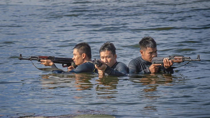 Mục sở thị sức mạnh của lực lượng đặc công hải quân Việt Nam