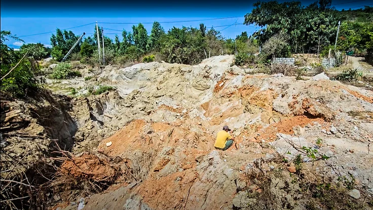 Khánh Hòa: Đất trong vùng dự án bị múc trộm hàng trăm m3 khi chờ đền bù