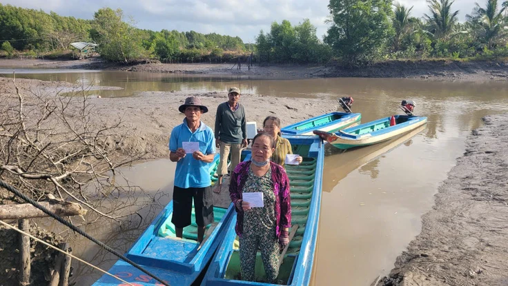 Tỉnh Cà Mau có 47 xã, phường đạt 100% cử tri tham gia bỏ phiếu