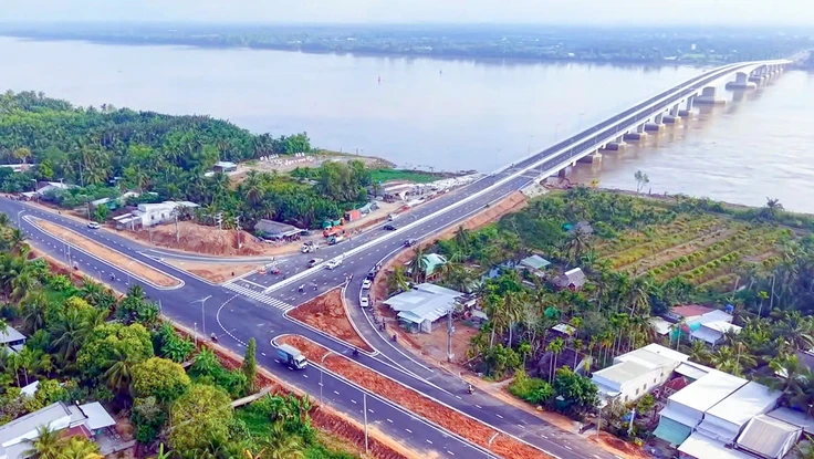 Điều chỉnh dự án cầu Đại Ngãi, bổ sung hơn 12 km đường qua TP Cần Thơ