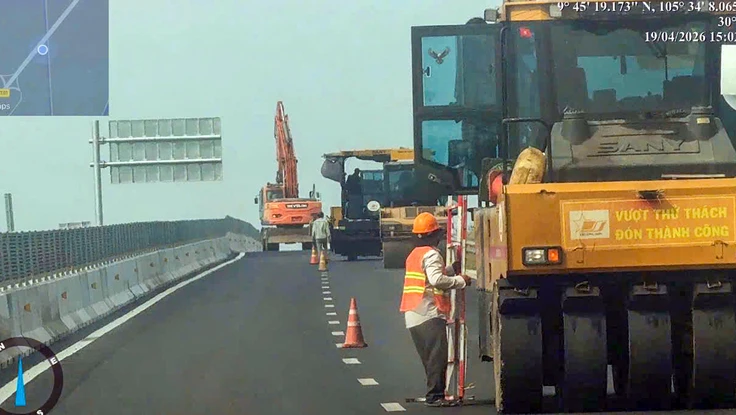 Cục CSGT xử phạt 1 doanh nghiệp vì vi phạm thi công trên cao tốc