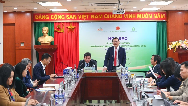 Bộ NN&MT họp báo công bố Lễ trao Giải thưởng Trường học sinh thái ASEAN Việt Nam 2025