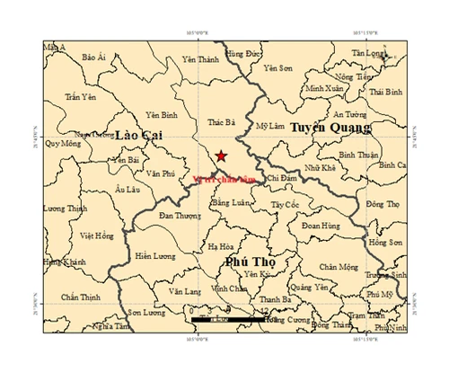 Động đất ở Lào Cai, rung lắc lan rộng sang nhiều nơi ở Phú Thọ