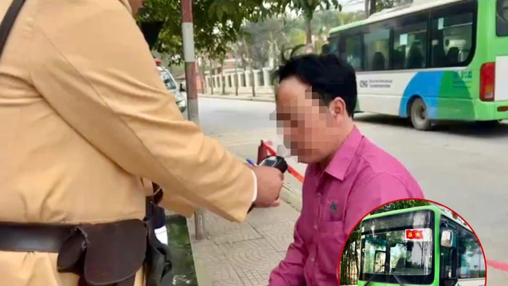 Uống nửa lon bia khai xuân, tài xế ô tô 'dính' nồng độ cồn 