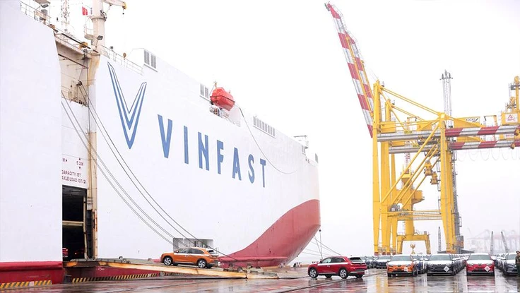 999 ô tô điện thông minh đầu tiên lên đường đến Mỹ. Ảnh: Q.HUY