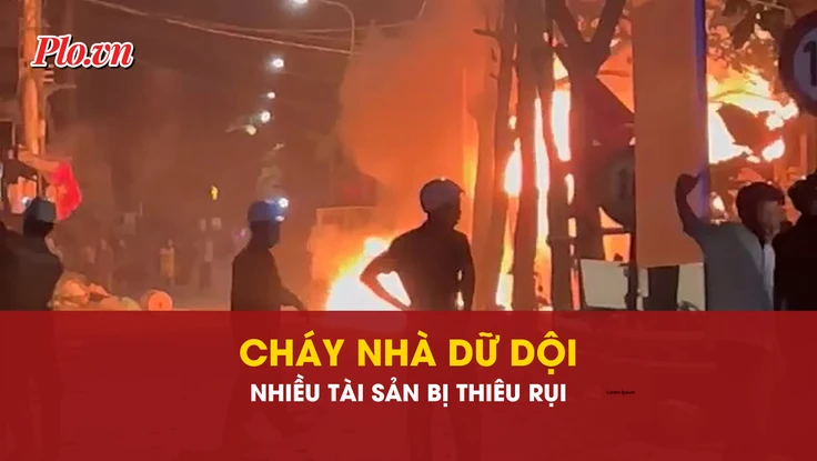 cháy nhà, đường Liên ấp, Vĩnh Lộc