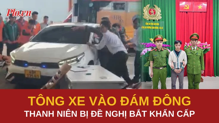 Đề nghị bắt khẩn cấp nam thanh niên tông xe vào đám đông ở cây xăng 