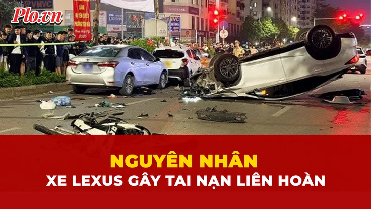 xe Lexus, tai nạn liên hoàn, Hà Nội