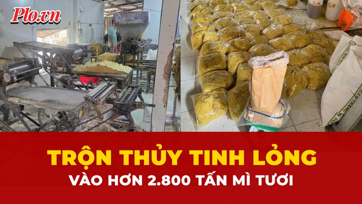 mì tươi, hàn the, thủy tinh lỏng