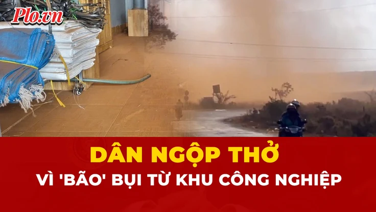 bụi, bão bụi, dự án, khu công nghiệp phú xuân