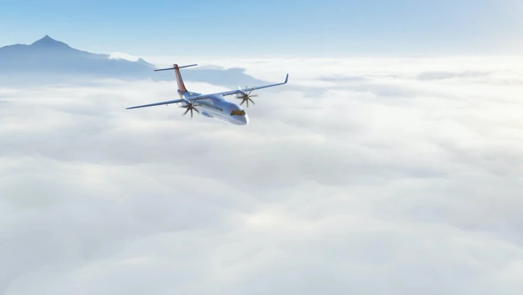 Chiêm ngưỡng máy bay điện hybrid 80 chỗ ngồi