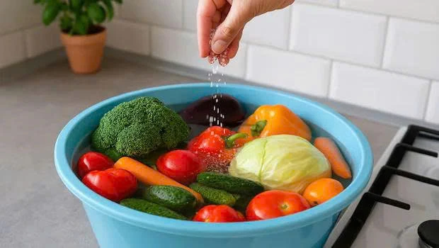 Rửa rau bằng nước muối: Sai lầm nhiều người mắc khiến rau thêm bẩn