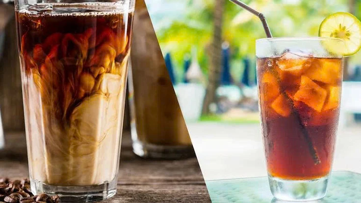 So sánh lợi ích giảm cân của cà phê đá và trà đá trong mùa nóng