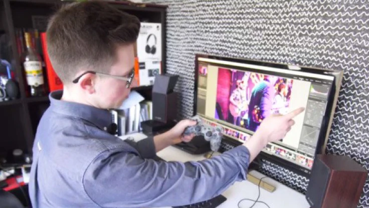 Dùng tay cầm Playstation để sửa ảnh trên Lightroom