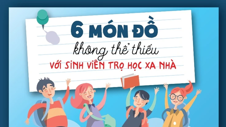 6 món đồ không thể thiếu với sinh viên trọ học xa nhà