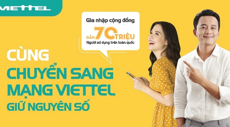 Thuê bao trả trước có thể chuyển mạng Viettel giữ nguyên số