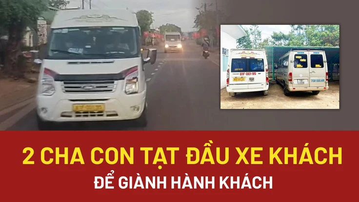 Cho rằng bị ‘hớt tay trên’, 2 cha con tài xế tạt đầu xe 'đối thủ' để giành lại khách
